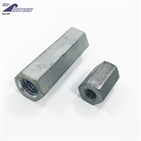 DIN6334 galvanized hex coupling nuts